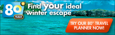 Find your ideal winter escape--Try our 80 Degree Travel Planner now!