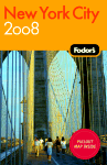Fodor's New York City 2008