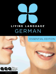 Living Language German, Essential Edition