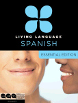 Living Language Spanish, Essential Edition