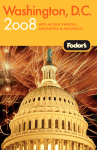 Fodor's Washington, D.C. 2008