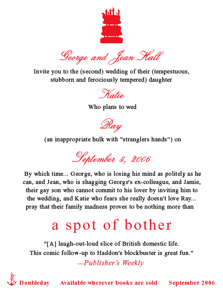 A Spot of Bother Invitation