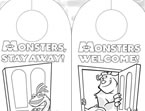 Monsters, Inc. Door Hangers