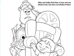 Monsters, Inc. Boo Color Page