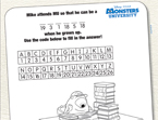 Monsters, Inc. Crack the Code