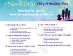 The Never Girls Fairy Friendship Quiz