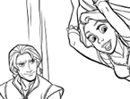 Tangled Coloring Page