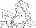 Toy Story Easter Coloring Page