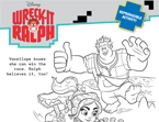 Wreck-It Ralph Vanellope Coloring Page