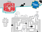 Wreck-It Ralph Racetrack Maze
