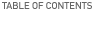 Table of Contents