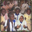 An overcrowded classroom in Darfur