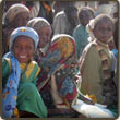 Children at a refugee camp in Chad